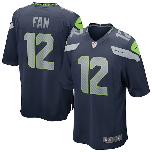 Premium SEA Seahawks Game Jersey - Navy | NFL Fan Apparel | NFL Footba