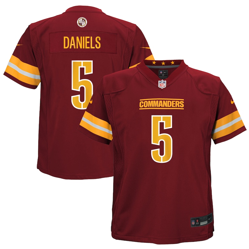 None Jayden Daniels WAS Commanders Iconic Elite Jersey Football Appare