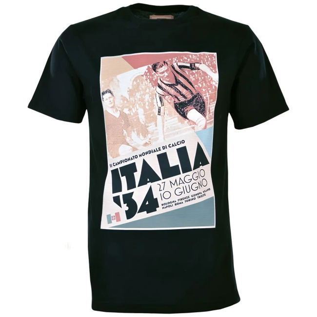 Pennarello: World Cup - Italy 1934 T-Shirt - Black Euro