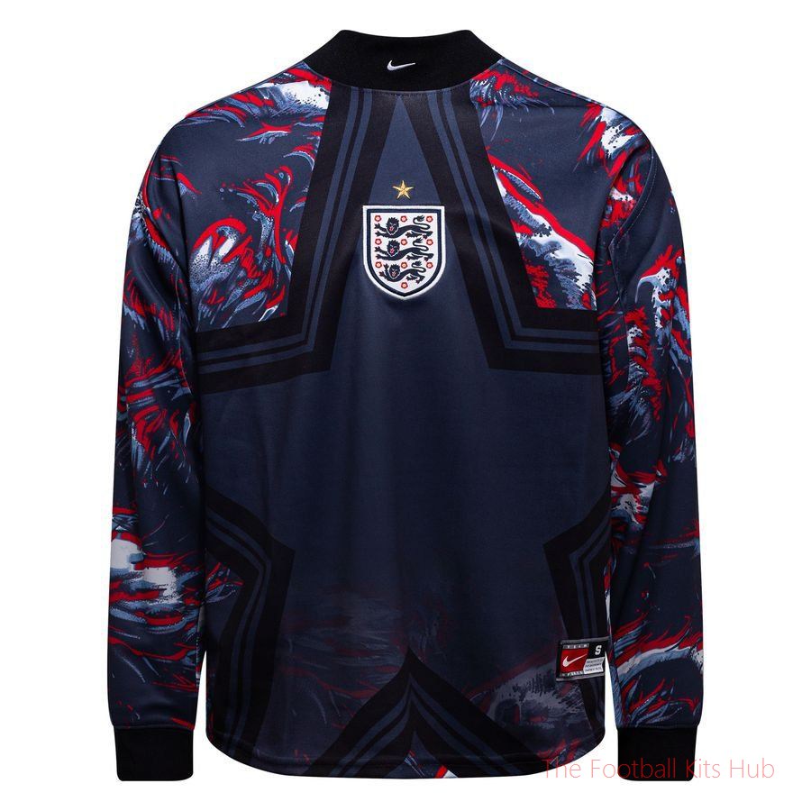 England Goalkeeper Shirt Authentic Hollywood Goalkeepers - Obsidian/Black/White