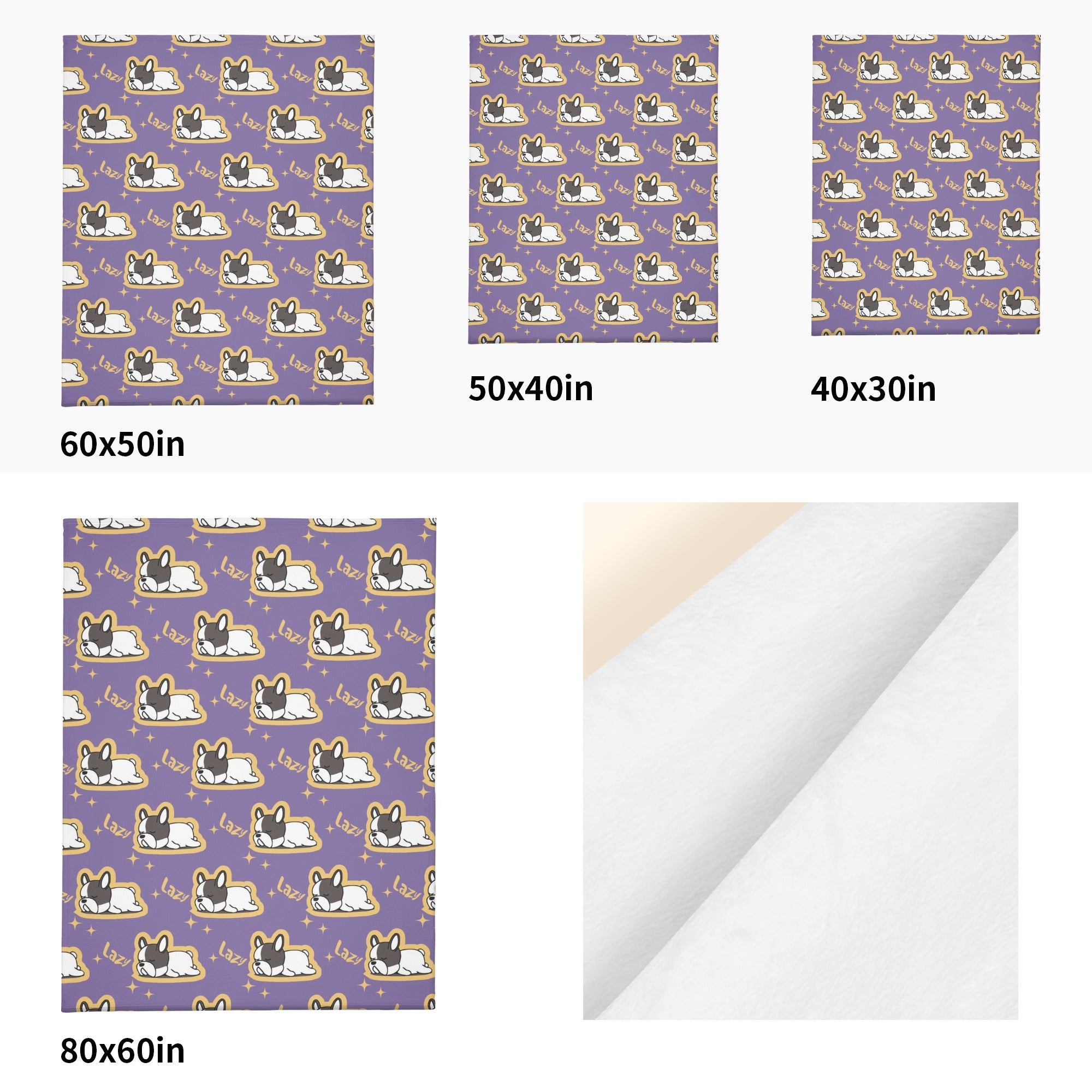 Bulldog Breed-specific Louie- - Safe Blanket Paw Protection