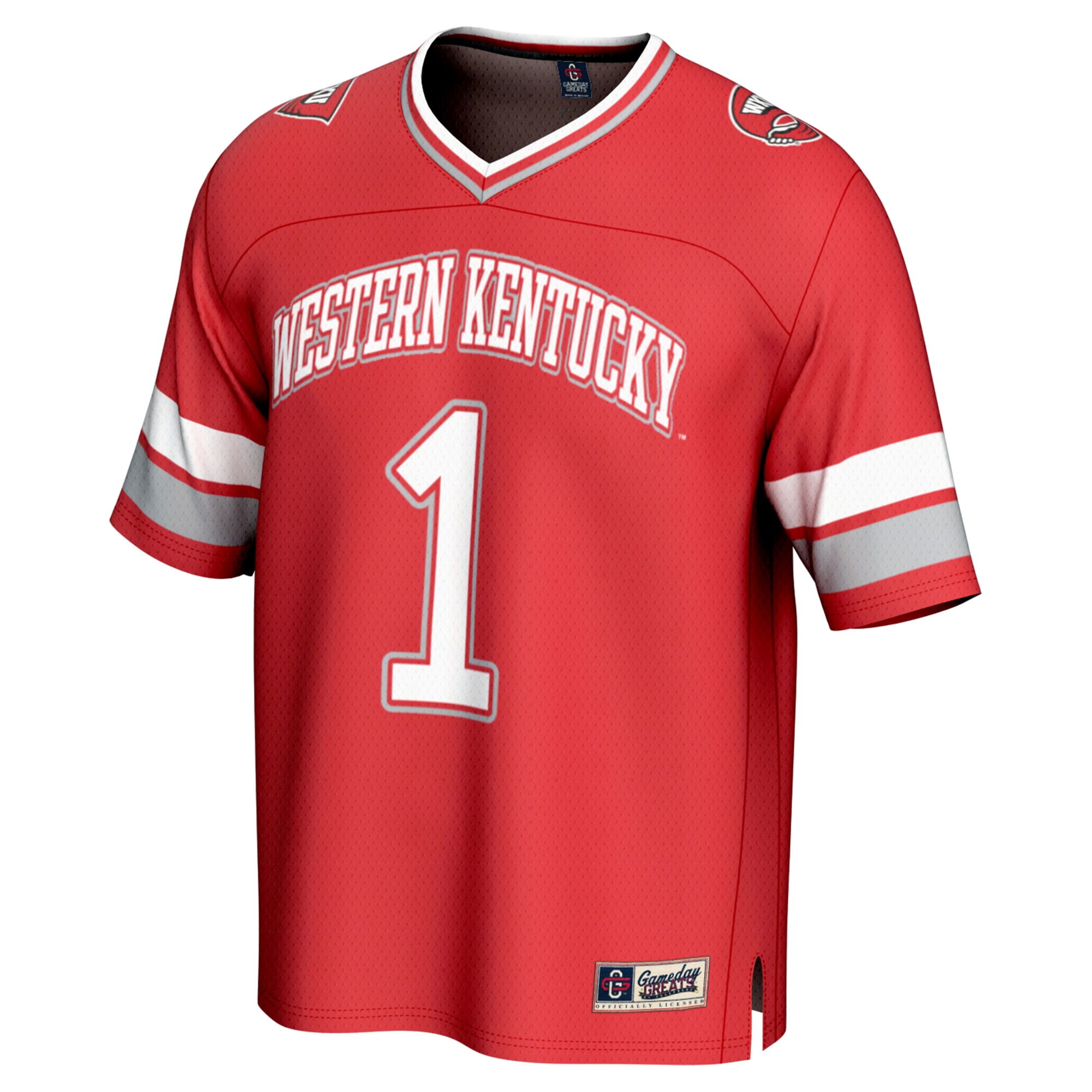 [DDG] Western Kentucky Hilltoppers GameDay Greats Unisex Lightweight Collegiate Football Fashion Jersey - Red