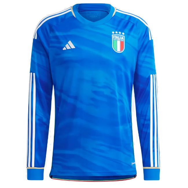 Match Worn Style Italy Home Professional Jersey 2023-2024