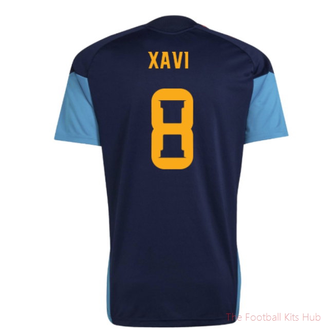 [LK] 2026/27 Spain Training Jersey (Night Indigo) (Xavi 8)
