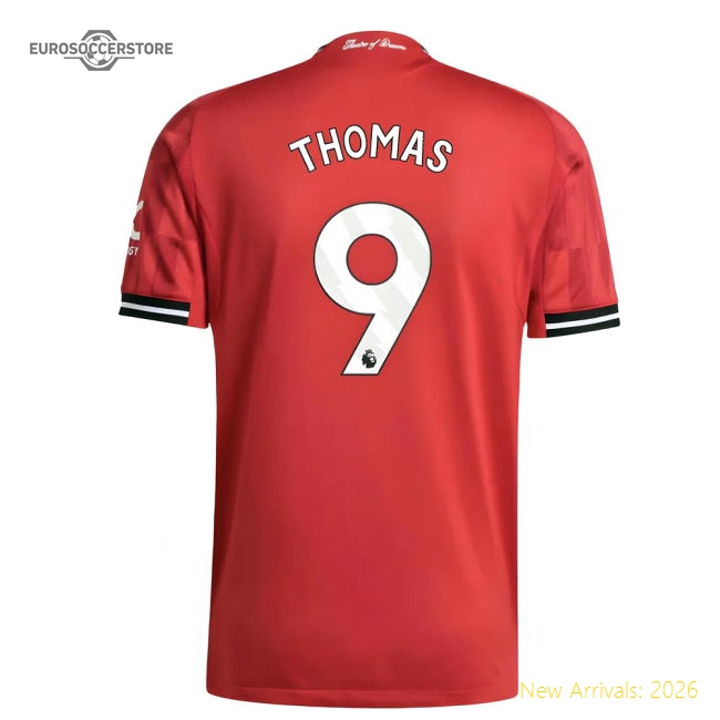 2025-2026 Man Utd Authentic Home Shirt (Thomas 9)