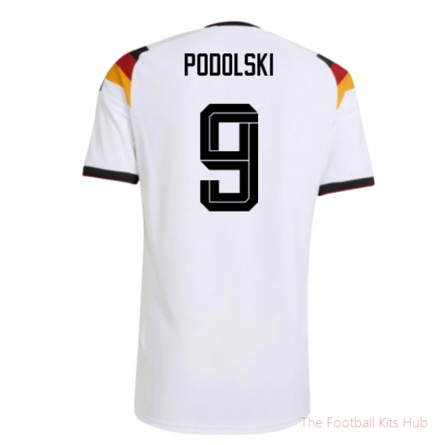 [JED] 2026/27 Germany Authentic Home Shirt (Podolski 9)