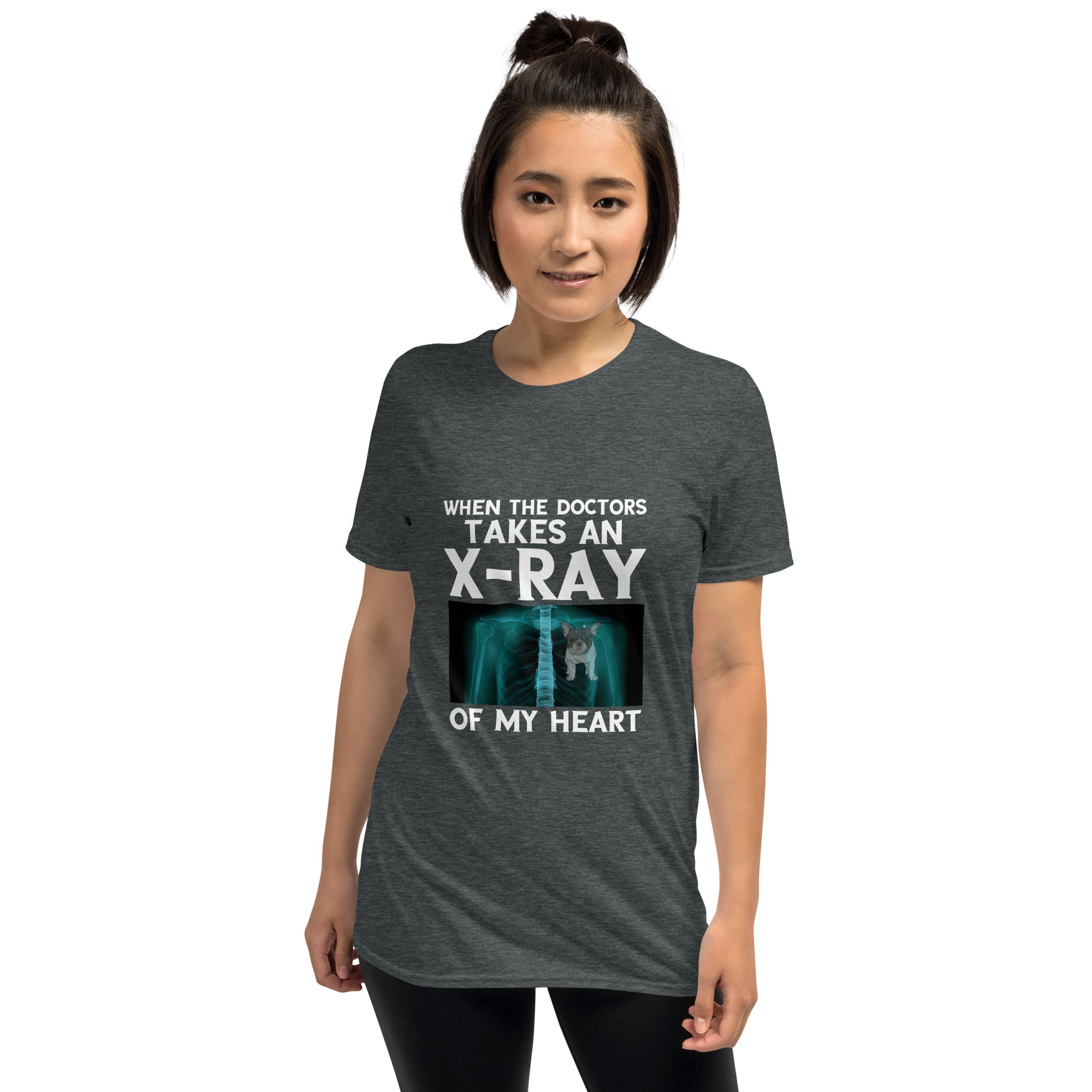 Premium Frenchie X-ray - Trendy Unisex T-shirt Indoor Comfort