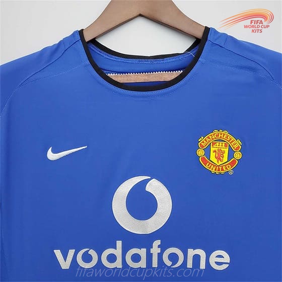 Manchester United 02-03 Third Blue Football Kit