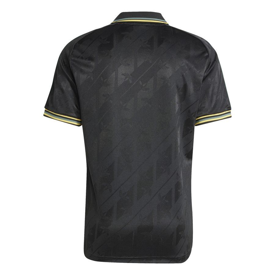 Jamaica T Shirt Lifestyler Jet Black Adidas National Team Wear