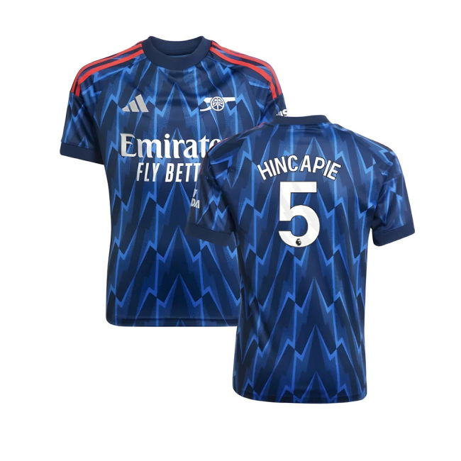 New Lightweight Arsenal Away Game Jersey (Hincapie 5) (Kids)
