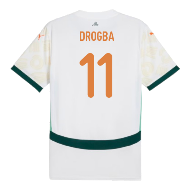 2024-2025 Ivory Coast Away Shirt (Drogba 11)