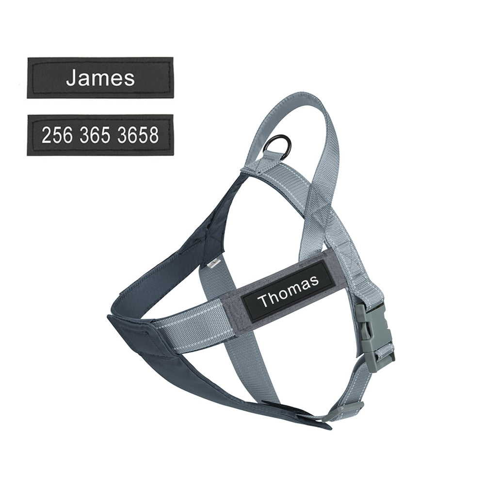 Frenchie Personalized Vest-style Tactical Chest Harness