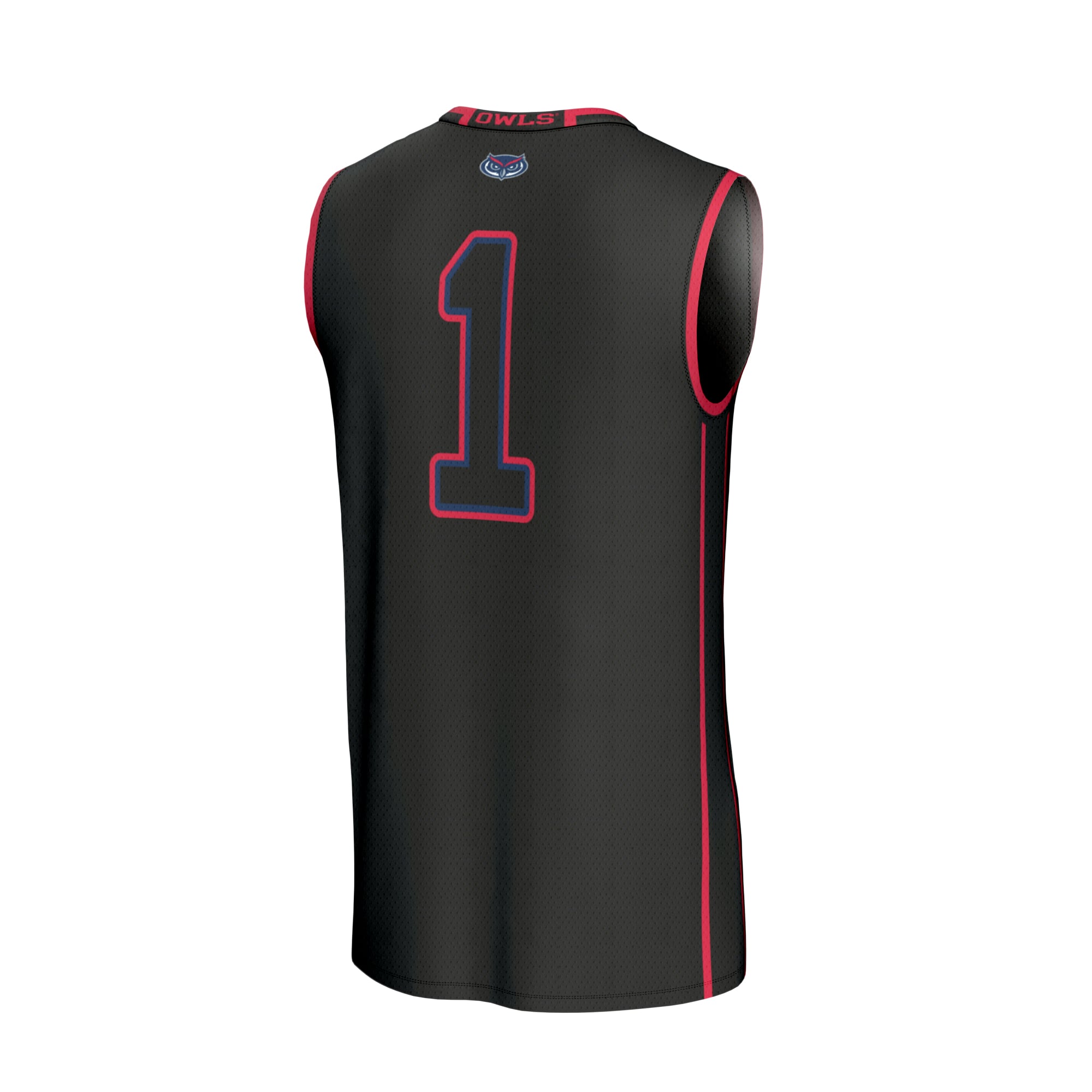 #1 Florida Atlantic Owls GameDay Greats Unisex Lightweight Basketball Jersey - Black