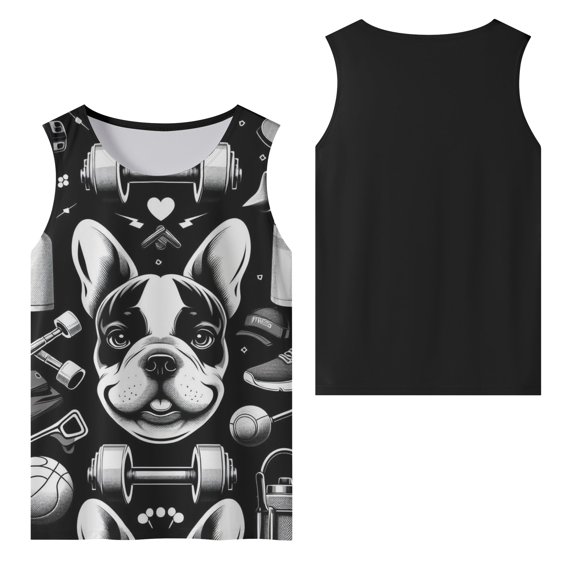 French Bulldog Lover Lucky Men Tank Tops Perfect Gift Idea