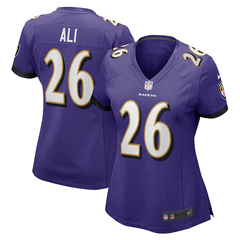 None Rasheen Ali BAL Ravens Classic Elite Jersey Game Day Wear