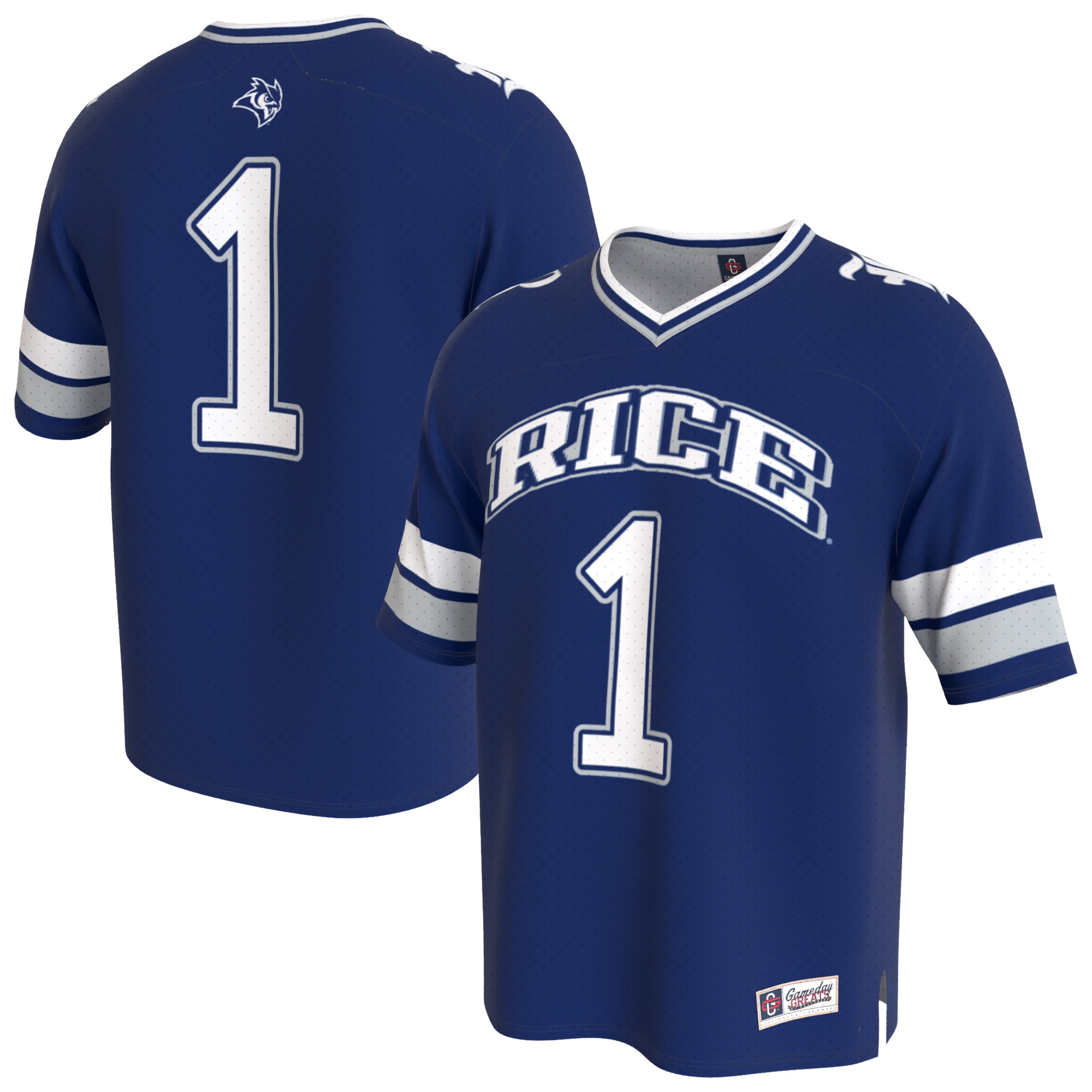 Rice Owls GameDay Greats Youth Lightweight Collegiate Football Fashion 2026/2027 Football Jersey - Navy
