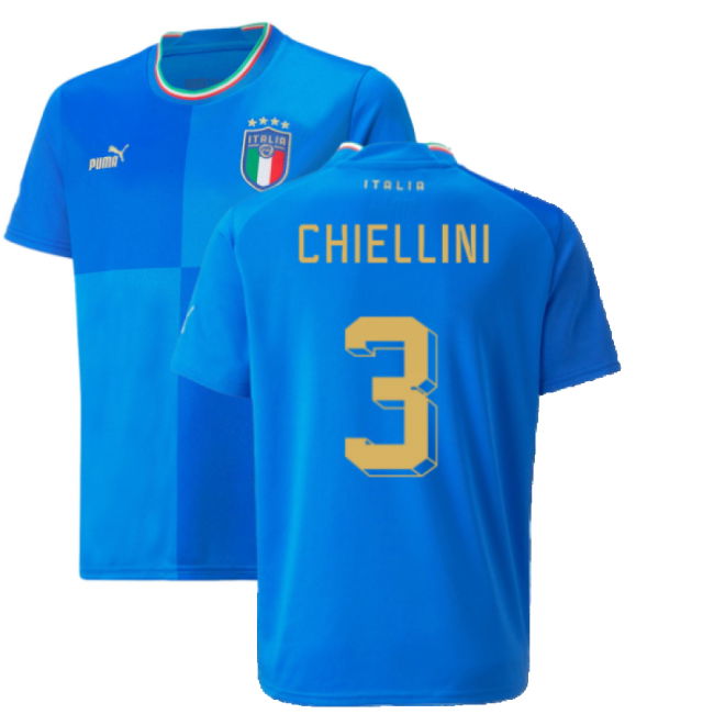 2022-2023 Italy Home Shirt (Kids) (Chiellini 3) Oranje Performance