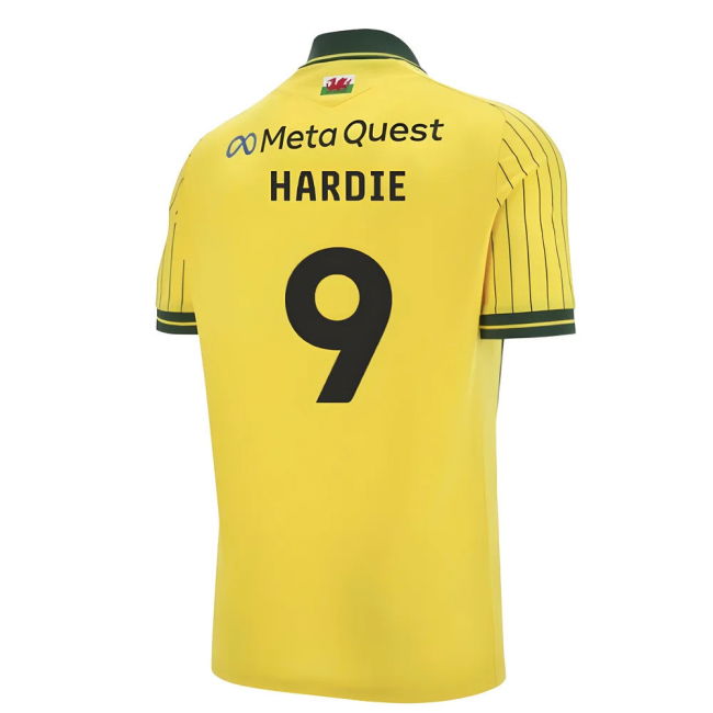 Licensed 2025-2026 Wrexham Away Shirt (Hardie 9) Stylish Design