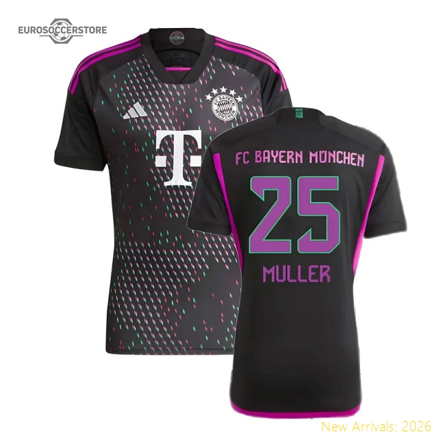 Premium Trending 2023-2024 Bayern Munich Away Shirt (Muller 25)