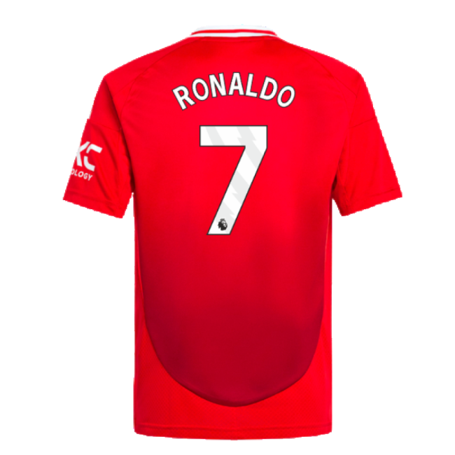 Official 2024-2025 Man Utd Home Mini Kit (ronaldo 7) - Premium