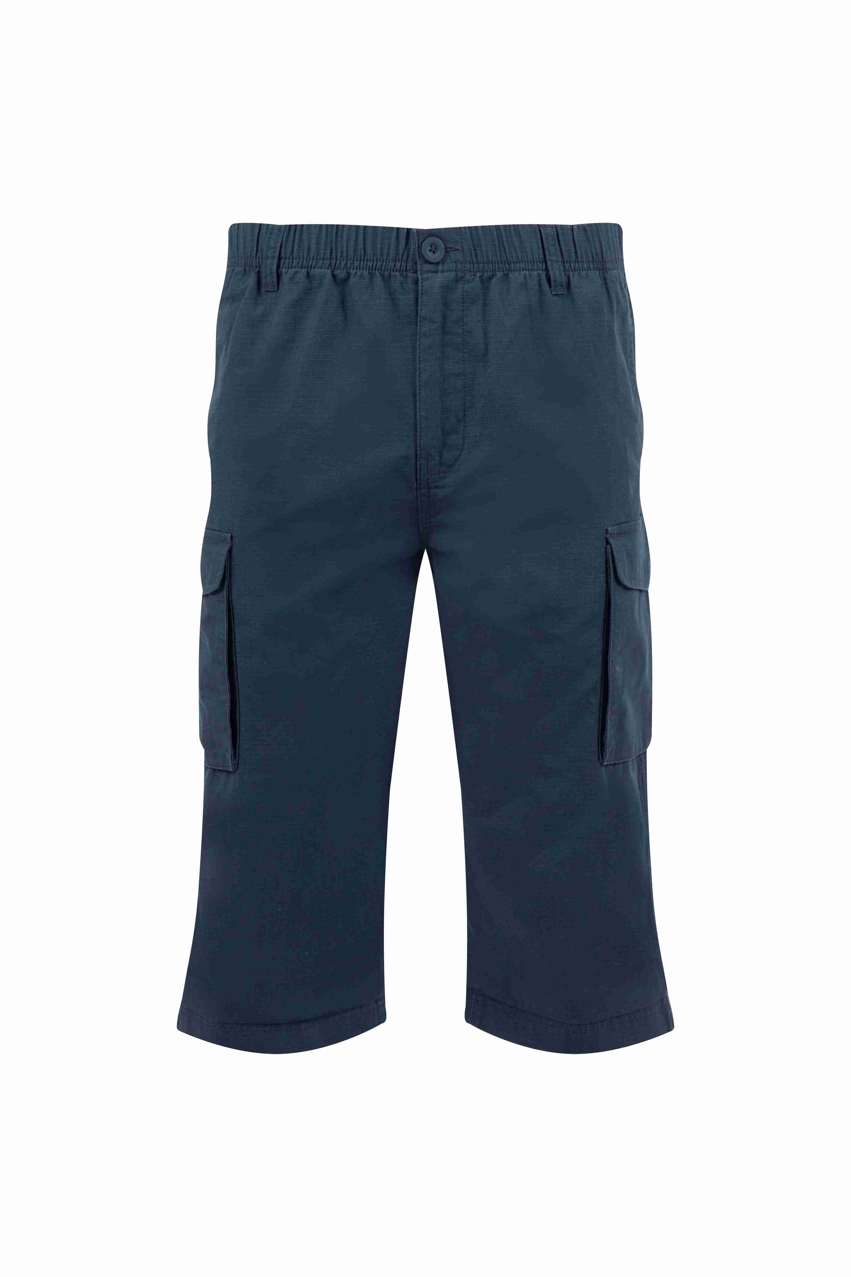 Summersville 3/4 Length Ripstop Cargo Shorts Navy