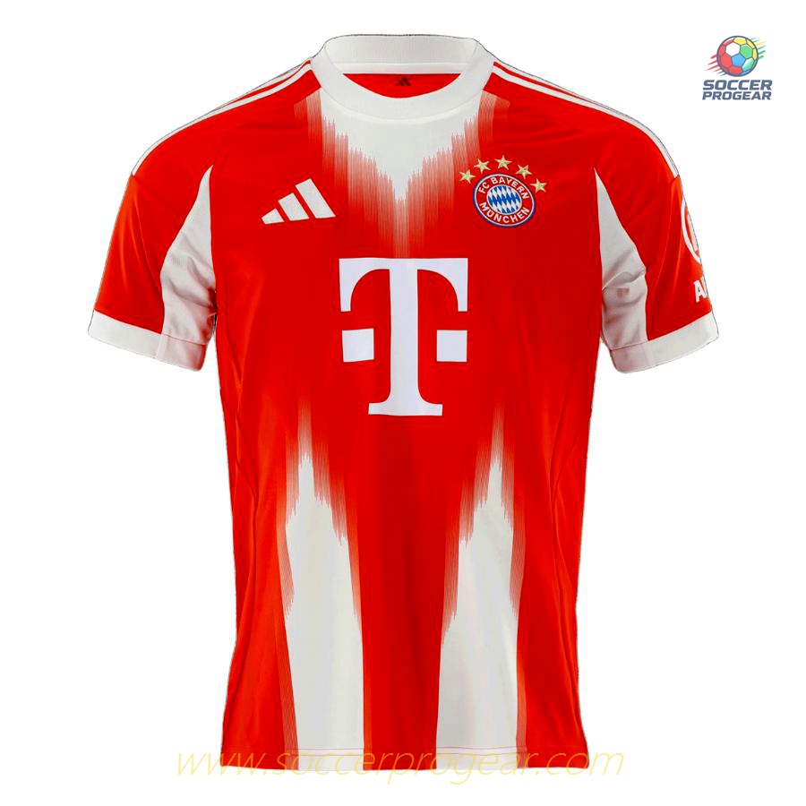 Bayern Munich Home Football Soccer Team Shirt 2025-26 Edition Kane