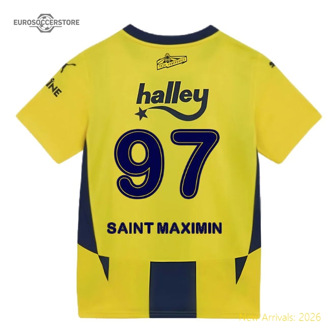 2024-2025 Fenerbahce Home Shirt (Kids) (Saint Maximin 97)