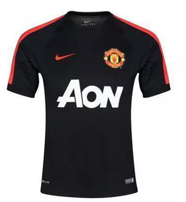 Elite Series Man Utd Manchester United 1415 Training Shirt Black