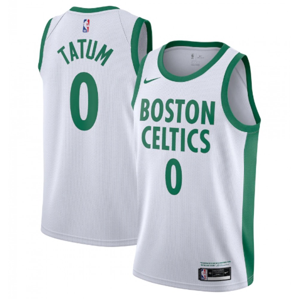 Official Jayson Tatum0 Boston Celtics White Jersey - - Game Day Essential