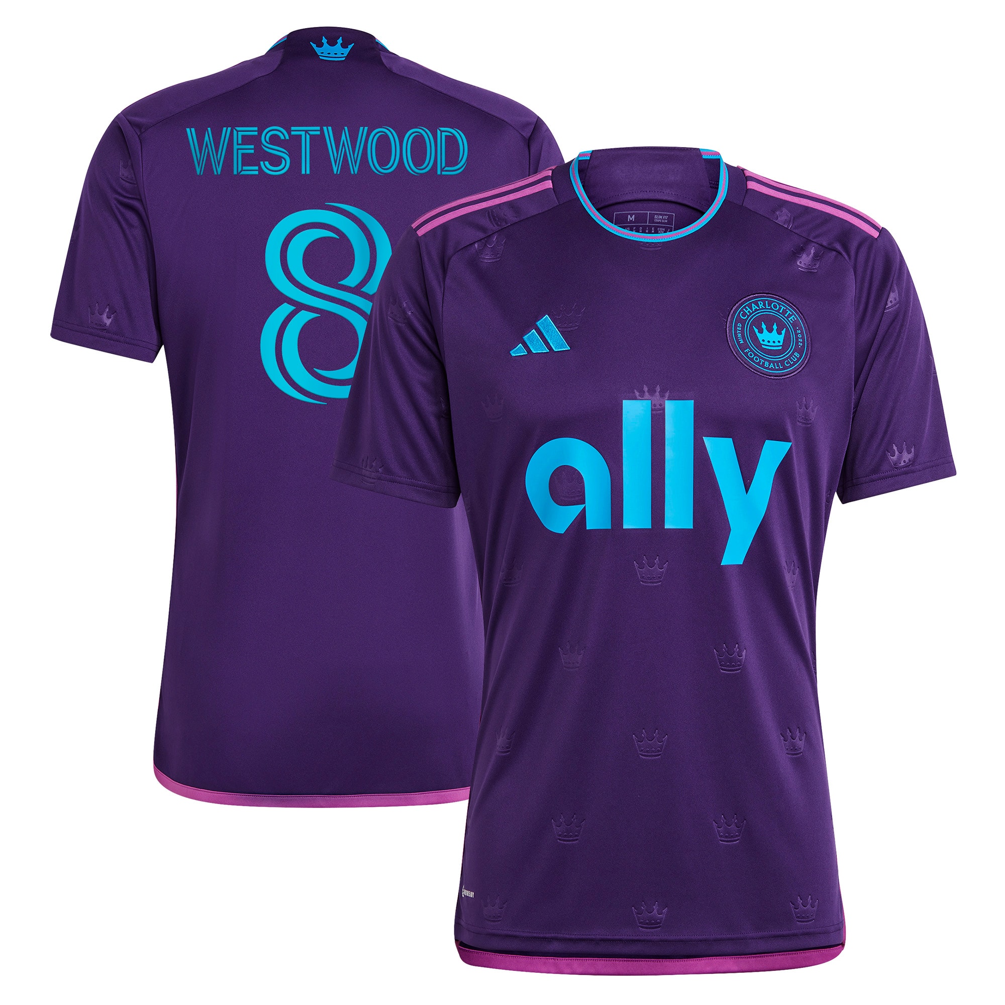 [JED] Youth Ashley Westwood Charlotte FC 2023 Crown Jewel Kit Replica Jersey - Purple