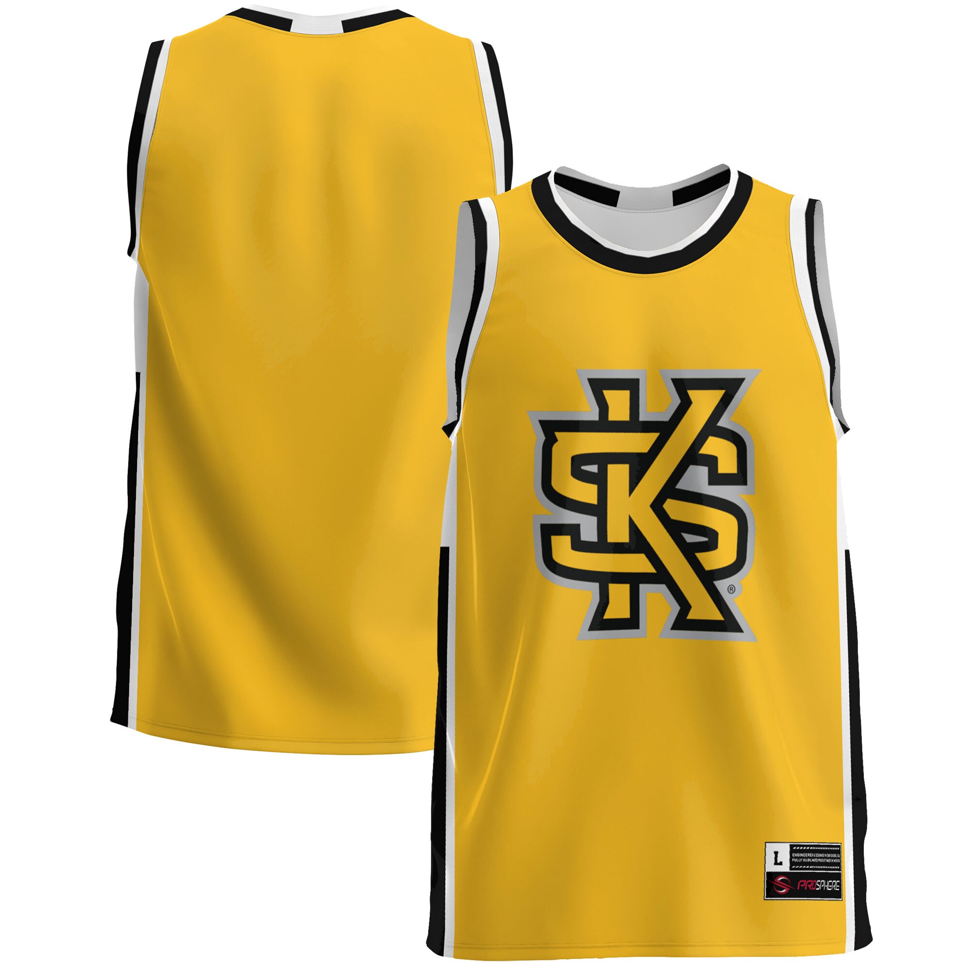 [DDG] Kennesaw State Owls GameDay Greats Lightweight Basketball Jersey - Gold