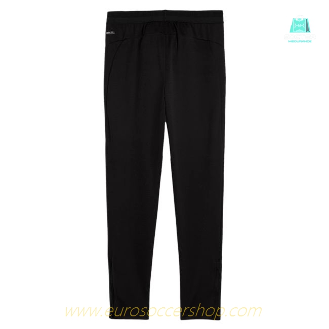 2025-2026 Man City Training Pants w/pockets (Black) - Kids