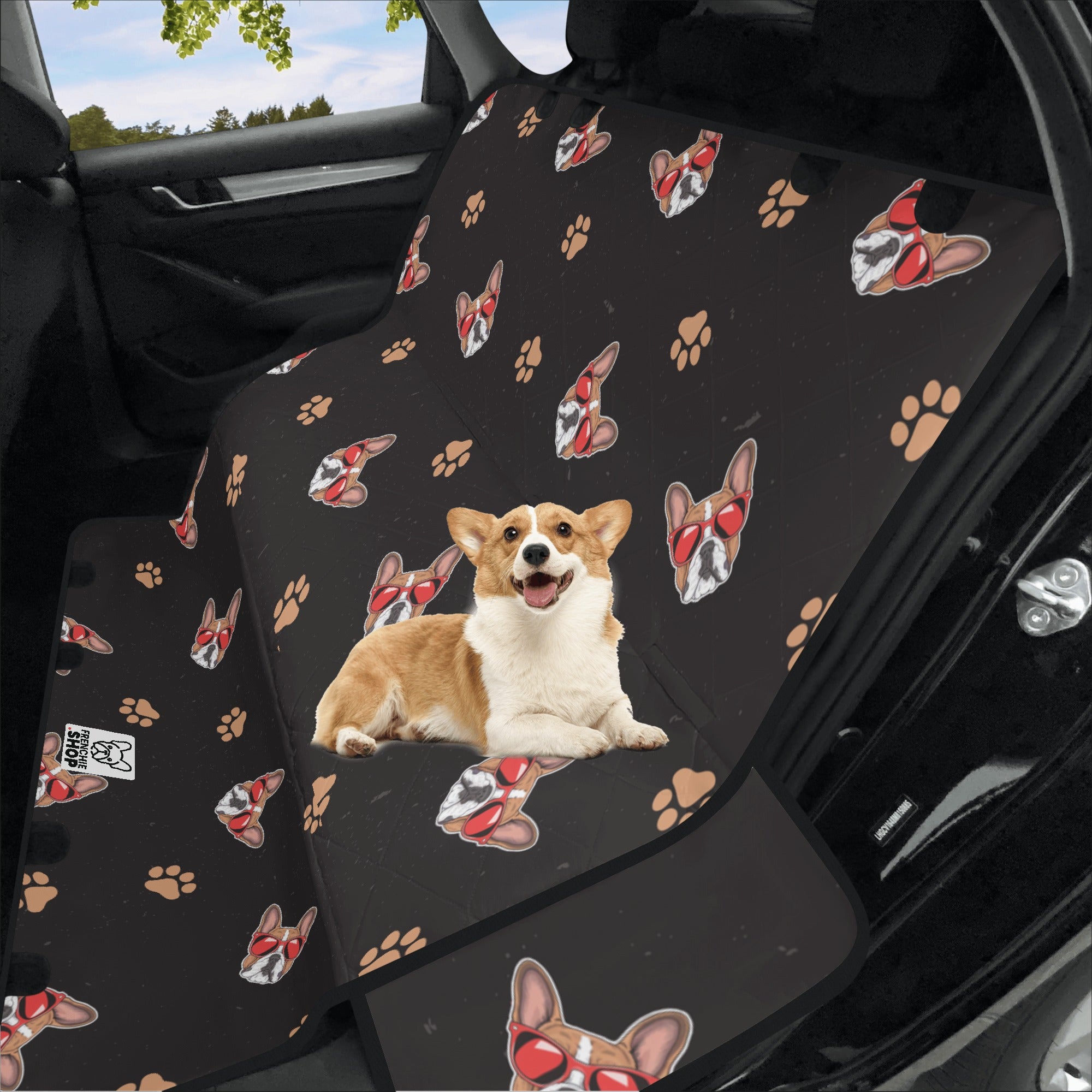 Car Pet Seat Covers For French Bulldog For Frenchie Pups | Durable Build