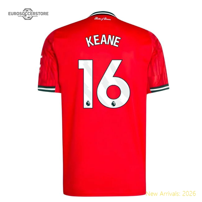 Pro-level Home Premier League Team Keane Jersey 2025-2026 Comfortable