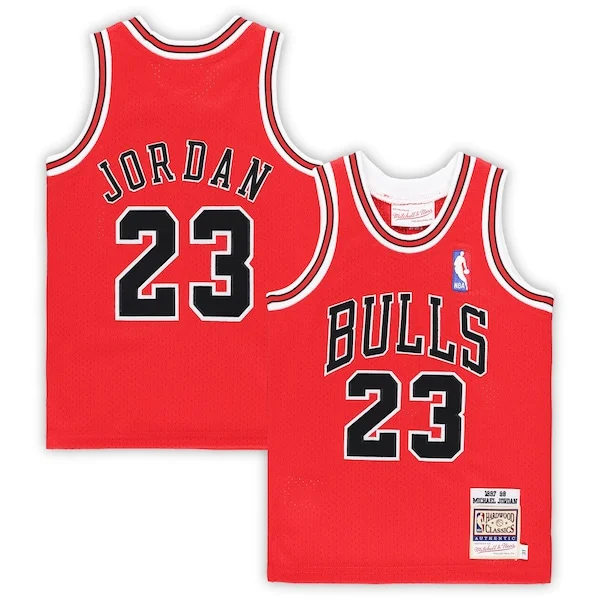 Michael Jordan CHI Performance Team Jersey - Red - Licensed Product