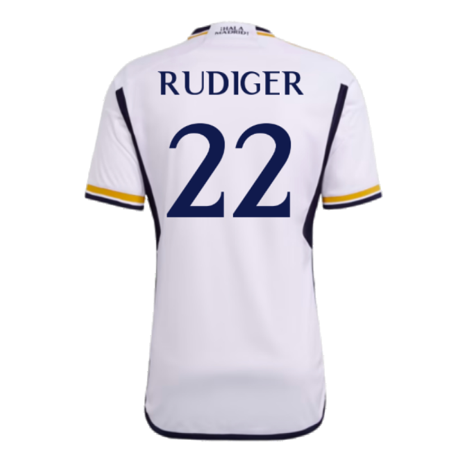 2023-2024 Genuina Camiseta Real Madrid Local - Hombres Con Rudiger 22