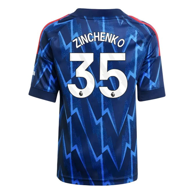 Intense Arsenal Arsenal Away Mini Kit Zinchenko #35 Match Quality ...