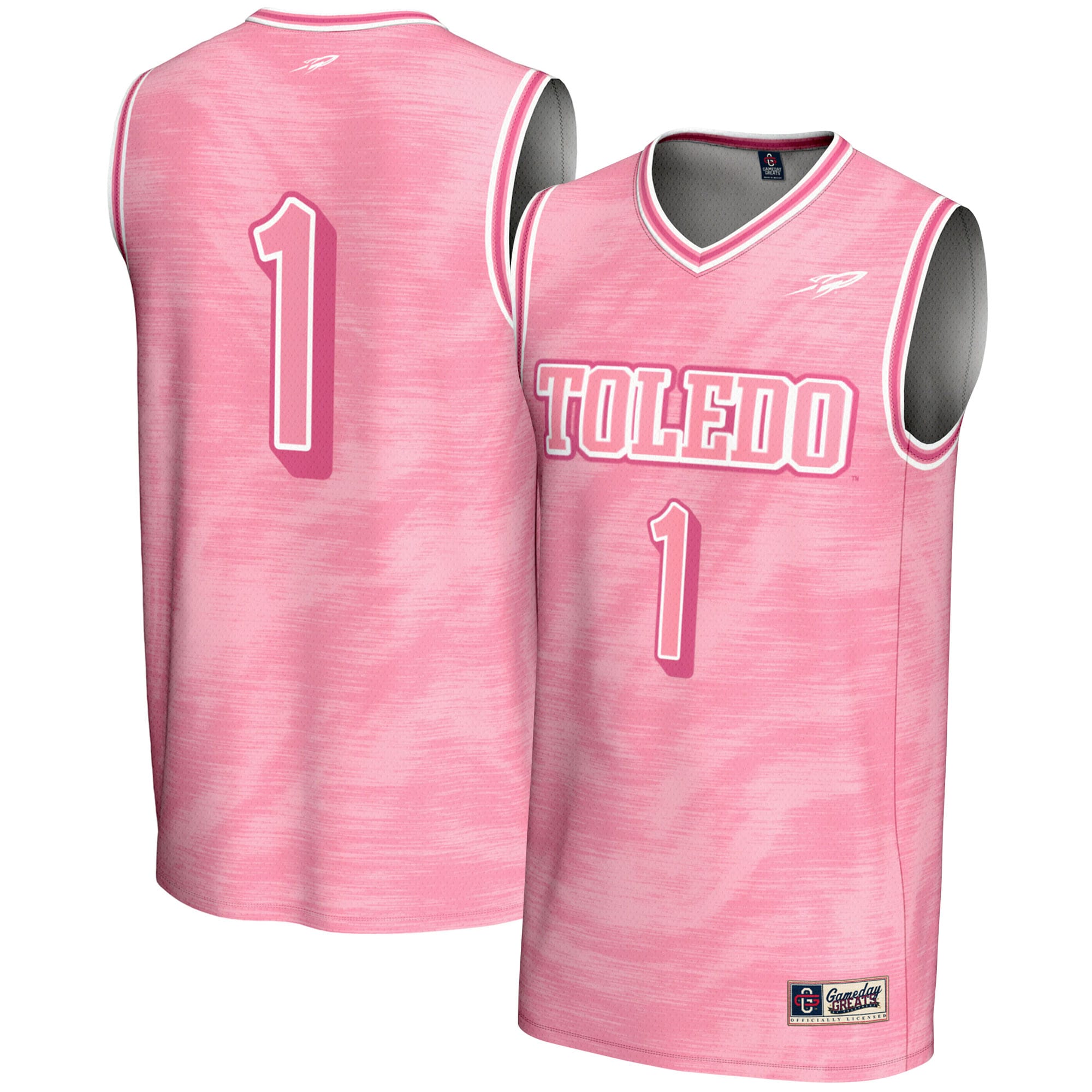 [DDG] Toledo Rockets GameDay Greats Lightweight Basketball Fashion Jersey - Pink