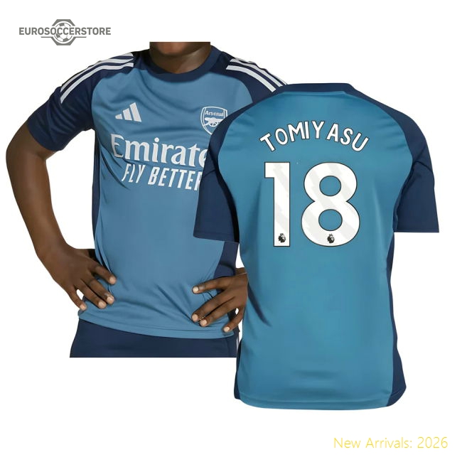 Child-friendly Arsenal Kids Tomiyasu Jersey 2025-2026 Breathable