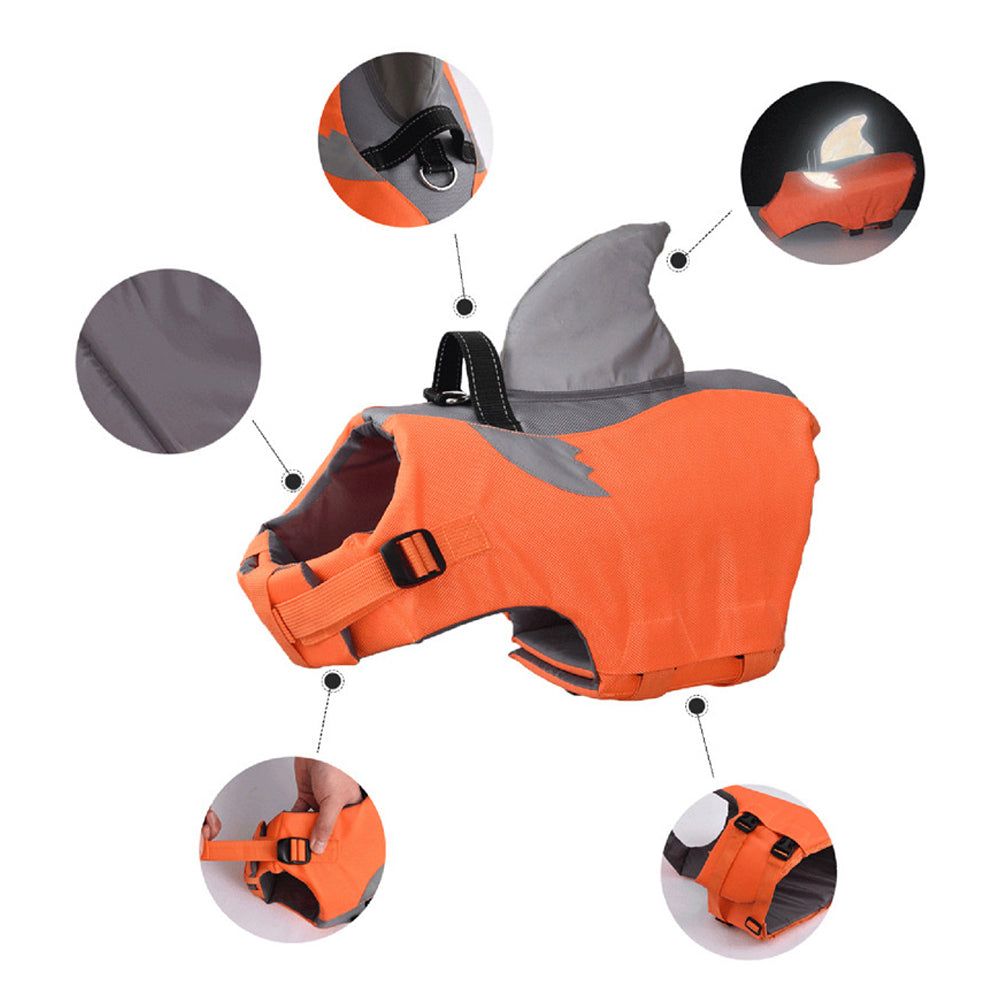 Life Vest Summer Reflective Swimwear For Frenchie Pups | Breed-optimized