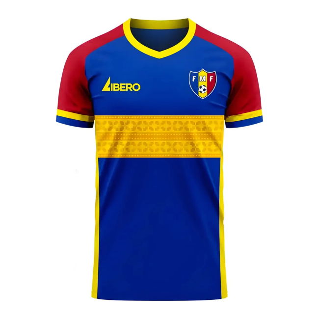 Moldova 2025-2026 Home Concept Football Kit (Libero) - Baby