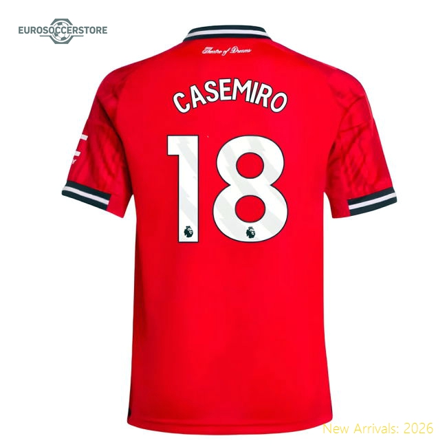 Kid-approved Man Utd Kids Jersey Casemiro 2025-2026 Climacool
