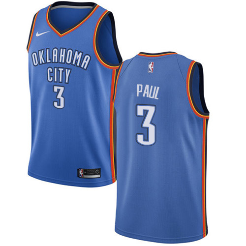 Professional Grade Oklahoma City Thunder Chris #3 NBA Game Jersey
