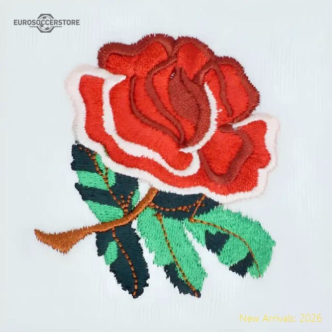 England 1980's Vintage Kids Rugby Shirt