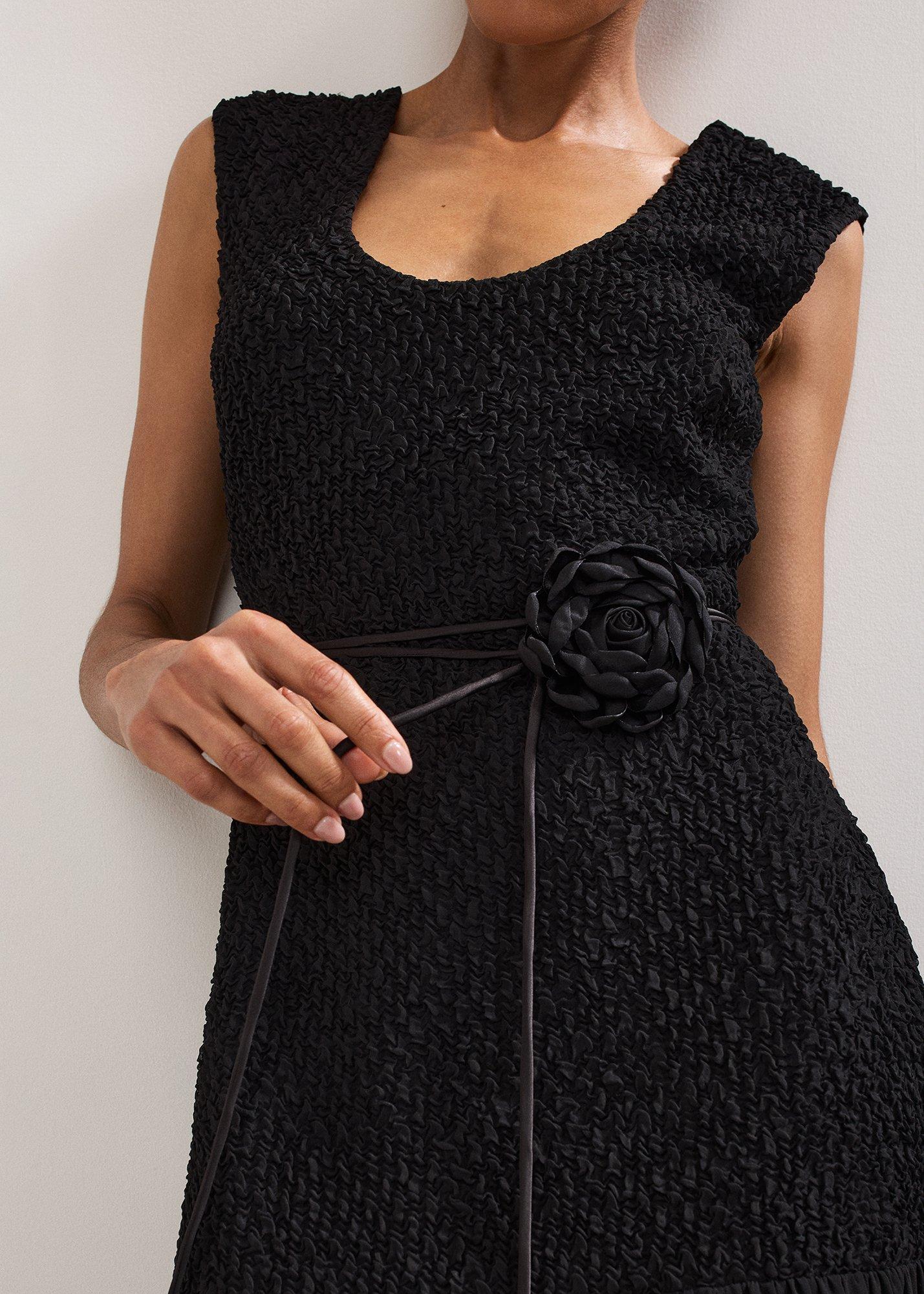 Penelope Textured Midaxi Dress