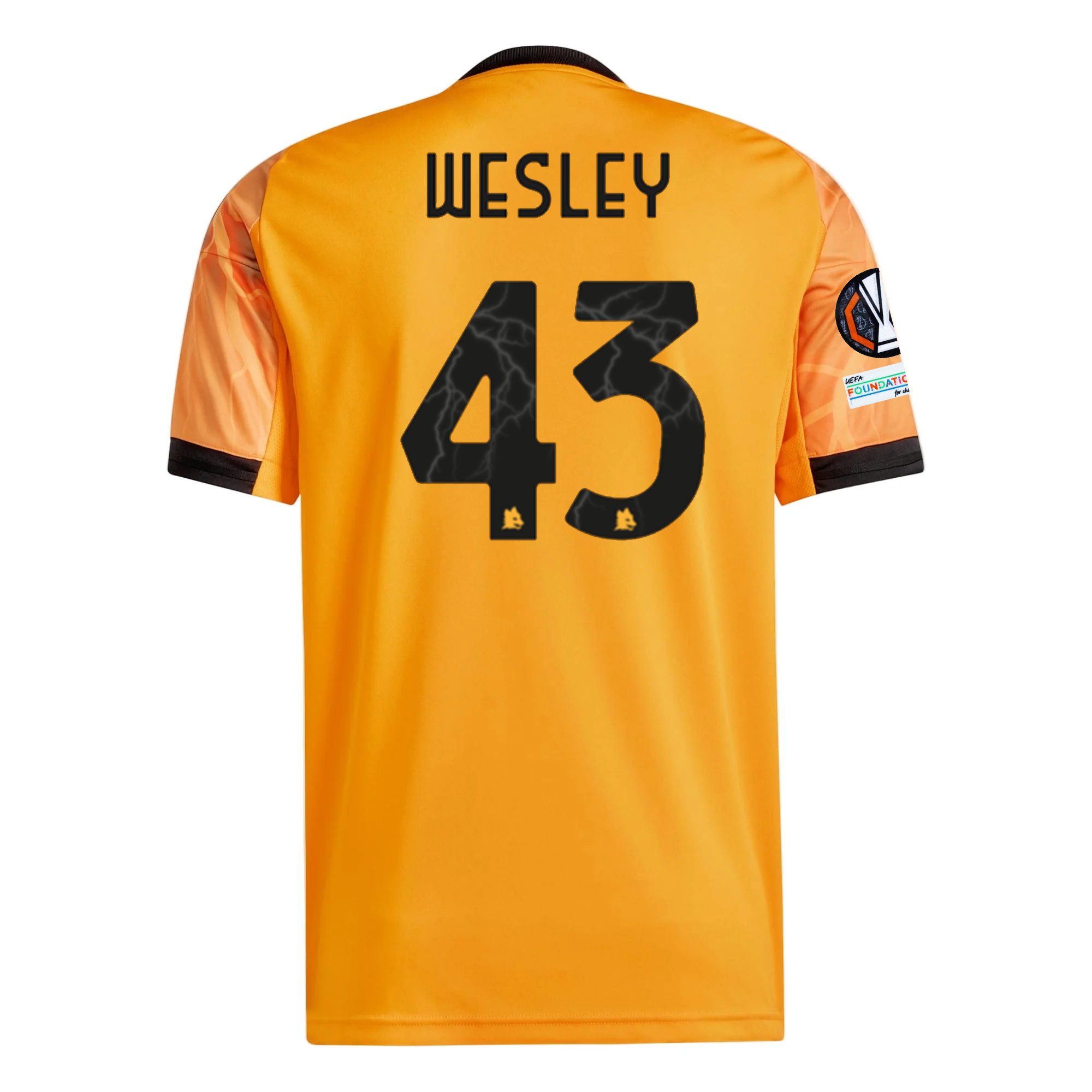 AS Roma Wesley 2025-2026 UEL Away Jersey – Authentic Shirt