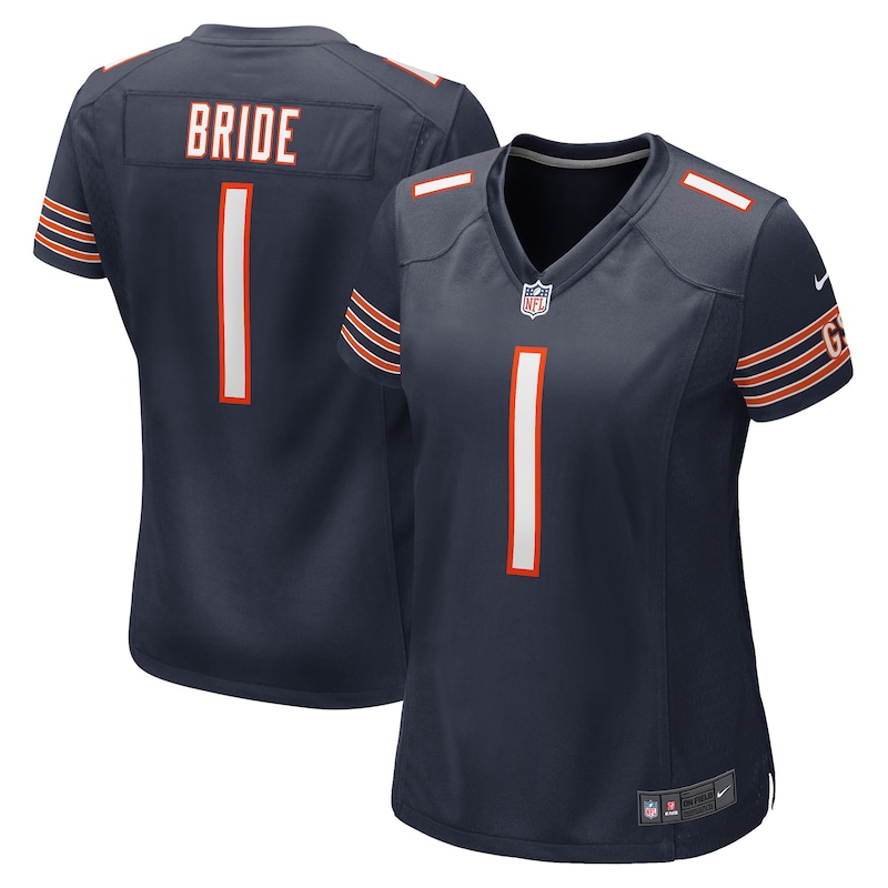 None Number 1 Bride Fan Favorite CHI Bears Game-Ready Jersey