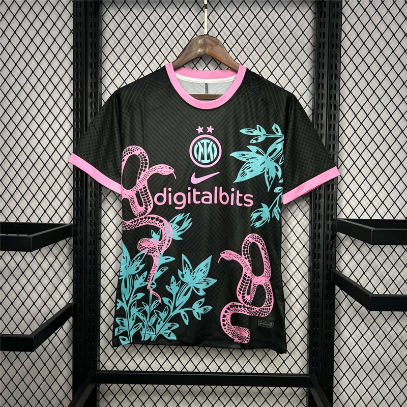 2425 Inter Milan Black Pre Match Jersey Football Shirt - Official
