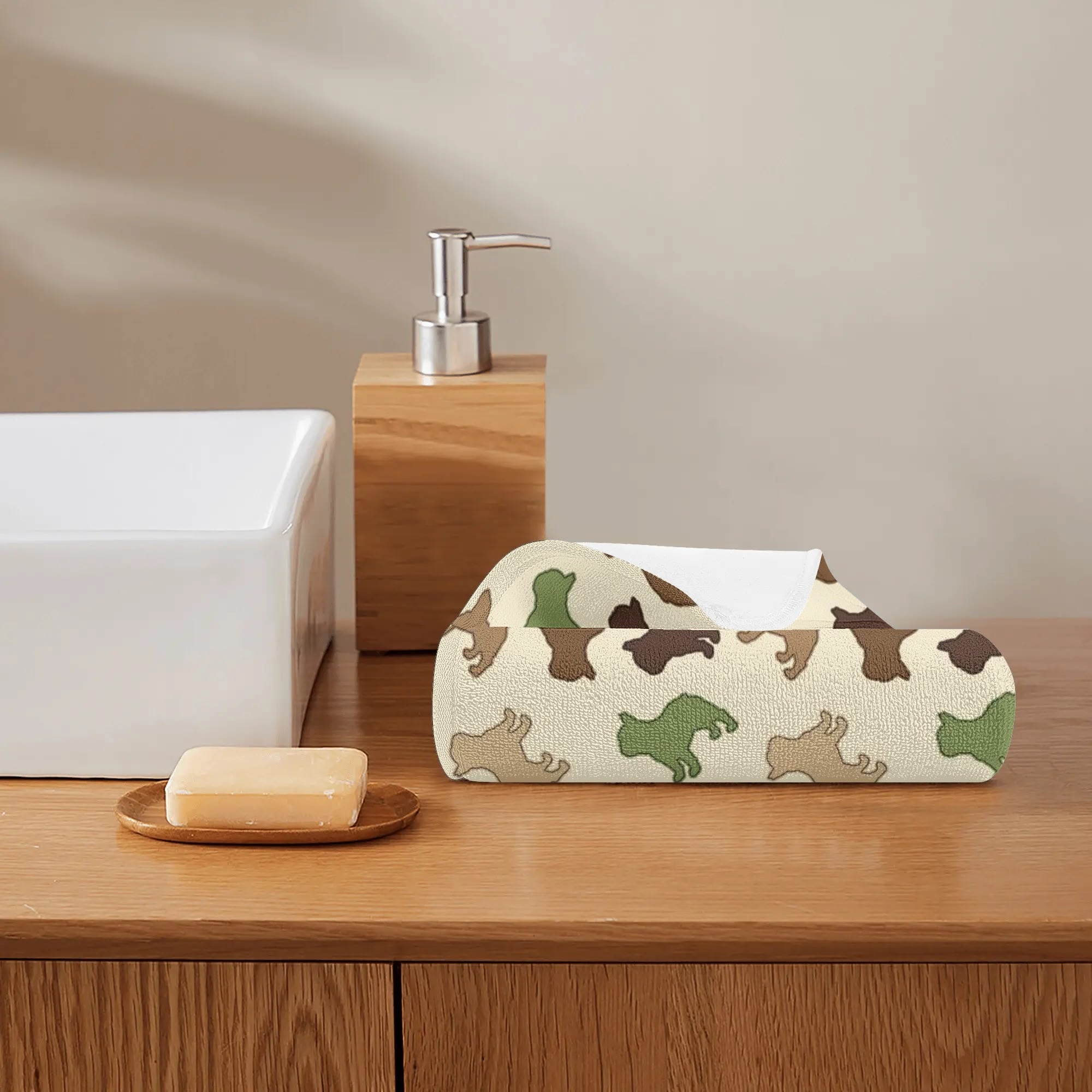 French Bulldog Coco Towel For Frenchie Lovers Comfy Pet Product