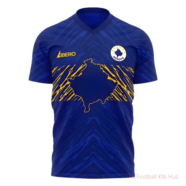 Kosovo 2025-2026 Home Concept Football Kit (Libero)